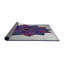 Tapis géométrique gris / mauve-64754650