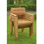 Douthat Outdoor Teak Dining Armchair