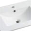 Lavabo de salle de bain en céramique 24 po, blanc