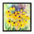 Impression noire sur toile encadrée sélectionné