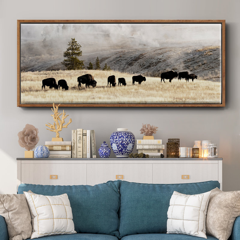 Heading Home- Framed Canvas, 20" H x 50" W