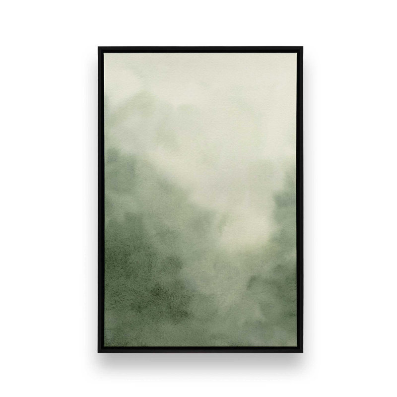 «Mute Forest Shadows II», reproduction sur toile dans un cadre doré, H 12,75 po x l 8,75 po x P 1,75 po