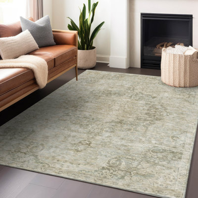 Tapis sauge intérieur / extérieur lavable à la machine Claudian ACN1238