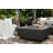 Brooklyn 40" W x 17" H Square Travertine Outdoor Fire Pit Table with Lava Rocks & Cover-1080027190-1080448206