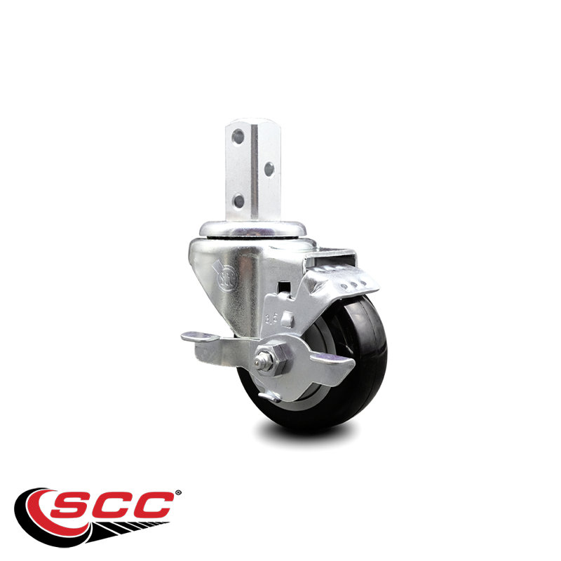 Polyurethane Casters, Black