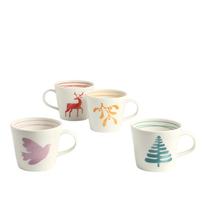 1815 Christmas Porcelain Latte Mug