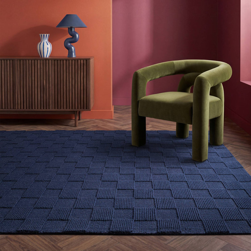Cecilly Rectangle Wool Hand Tufted Dhurrie, Rectangle 120 x 170cm