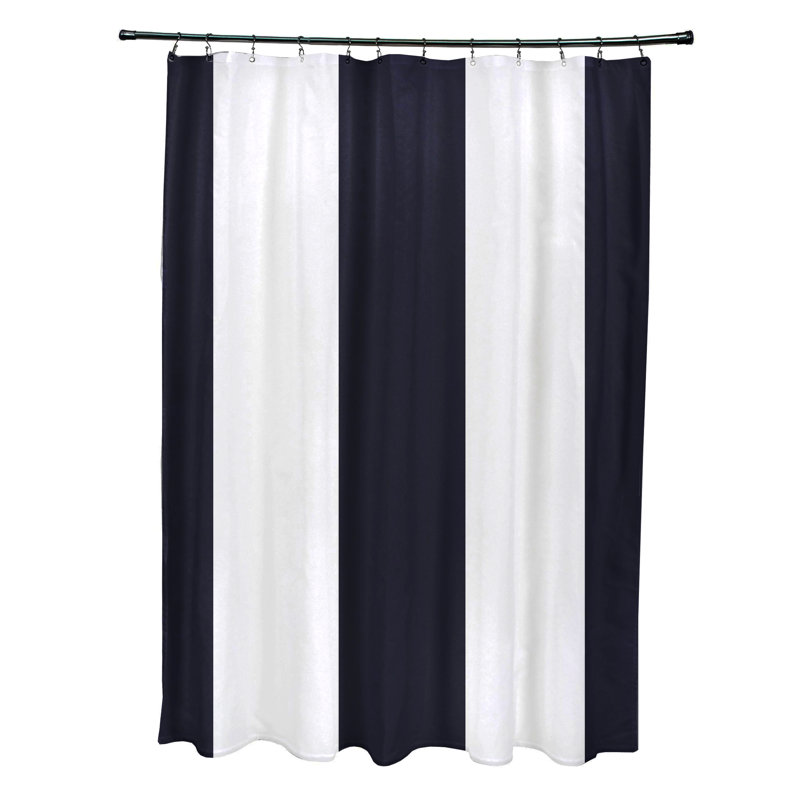 Caymen Striped Shower Curtain, Bewitching