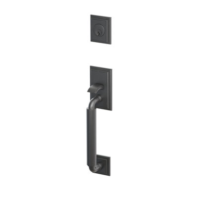Emtek Single Cylinder Manning Sectional Tubular Entry Set w/ Egg Knob, Oil Rubbed Bronze