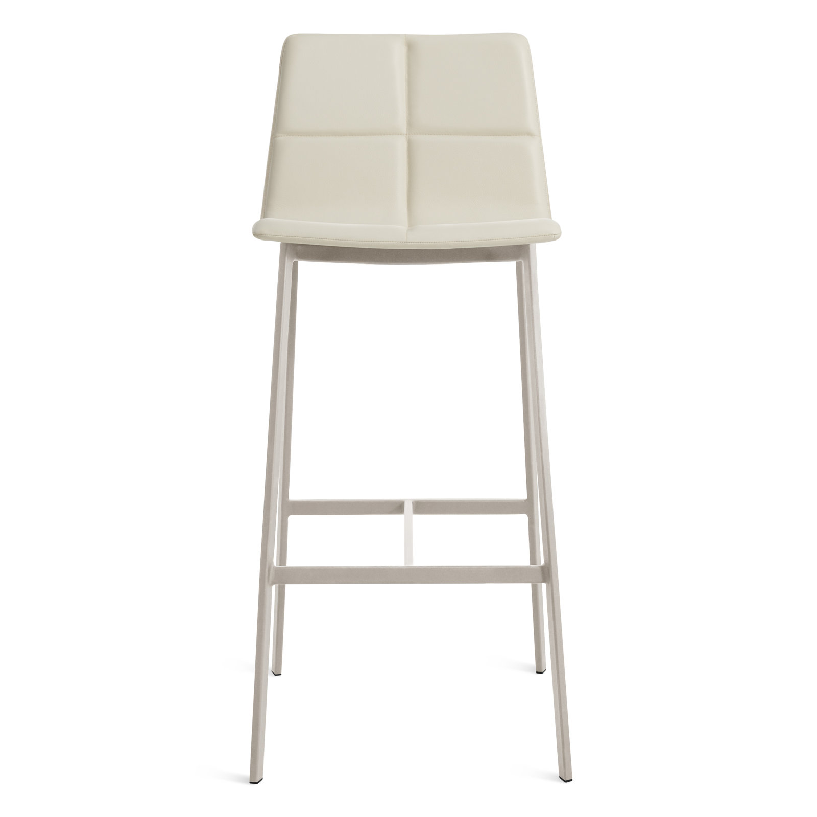 Between Us Stool, Putty, Bar Stool (31" Seat Height), Digit White