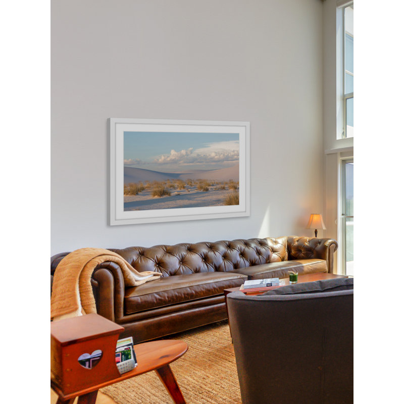 1 Piece Single Picture Frame Wall Art, 61cm H x 91cm W, White