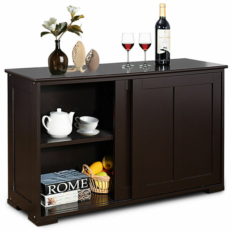 Buffet de rangement de 42 po Shellson, Brun