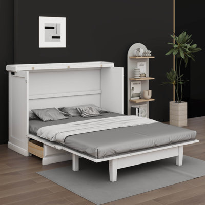 A Murphy Bed Crafted From Solid Pine