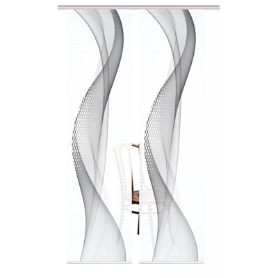 Semi Sheer Sliding Panel Pair