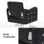 Fauteuil de salon pivotant hydraulique classique, fauteuil de coiffeur en similicuir