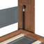 Lit escamotable double avec bureau pliable