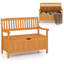 Solid Wood Acacia Outdoor Bench