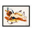 Nude Abstract In Orange Print