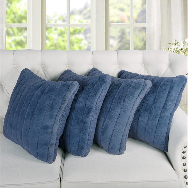 Square Cushion Cover, Blue Mirage