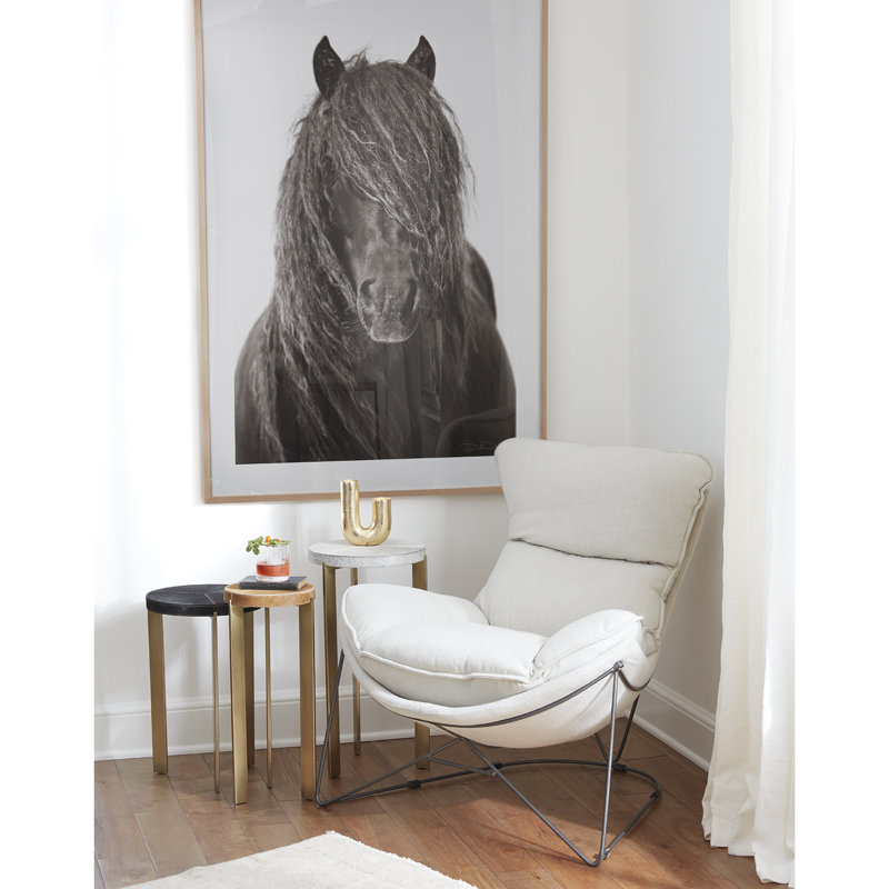Ensemble de table gigogne Andres, Laiton