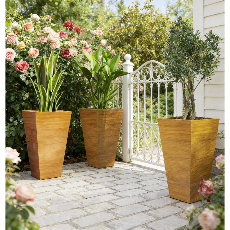 Ensemble de 3 pots à fleurs Classic