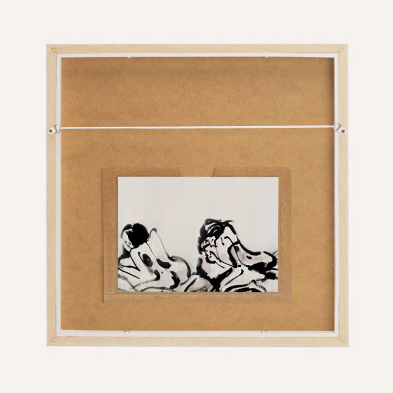 Limited Edition 12 x 12 in. "Painted Prayer" Framed Silk Scarf by Fanyu Lin