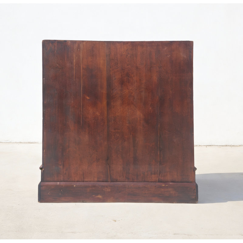 Ancient Chinese Elm Lacquered Cabinet