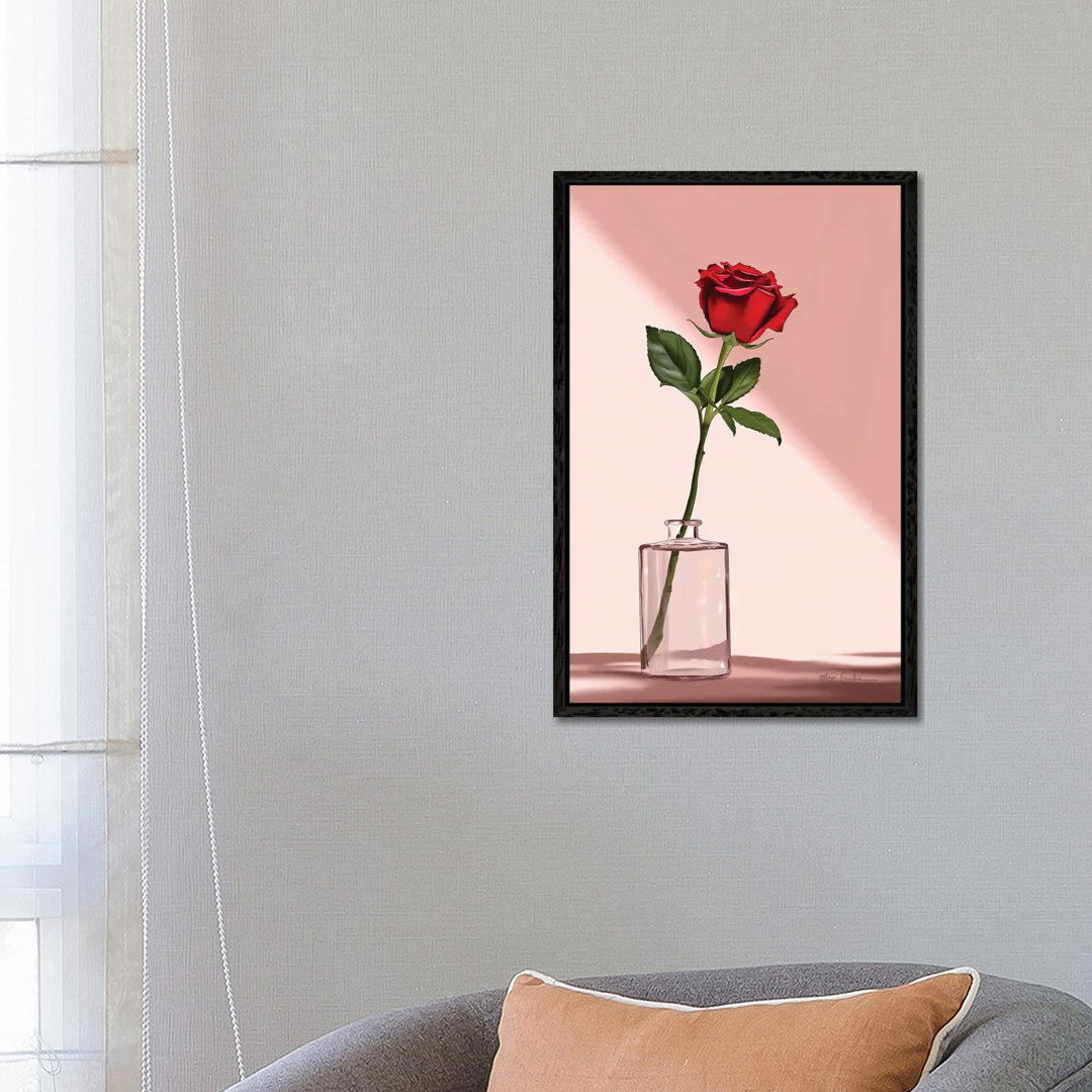 Rose von Elza Fouche - Galerie-verpackte Leinwand Giclée auf Leinwand