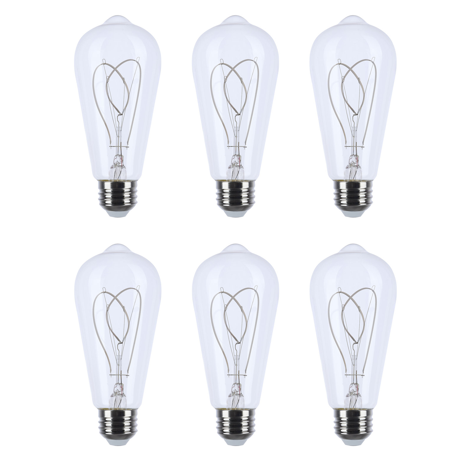 Deena 6W ST19 Loop LED Clear Bulb