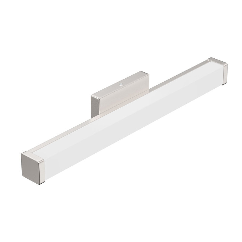 Barre d'éclairage de salle de bain 24 "à DEL à intensité variable, Nickel brossé