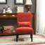 Fauteuil d'appoint sans accoudoirs avec coussin Pisano-107962791