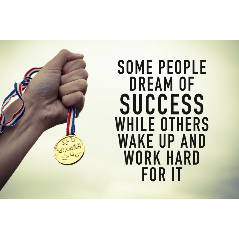 Success - Wrapped Canvas Print, 30cm H x 46cm W x 3.8cm D