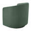 Fauteuil demi-tonneau pivotant vert