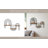 Lisianne Abstract Wall Storage Shelf for Home Decor - Modern Boho Loopy Wall Hanging for Living Room and Bedroom Accent - 24", Brown & Black