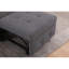 -in-1 Convertible Sleeper Chair With Usb Ports, Side Pocket & Linen Grey-124795958