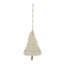 Ornement en forme d'arbre à franges, ensemble de 6, parfait pour un décor de Noël bohémien et campagnard