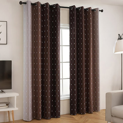 84 po x 52 po de hauteur, de rideaux occultants et isolants, convient à la chambre à coucher et au salon