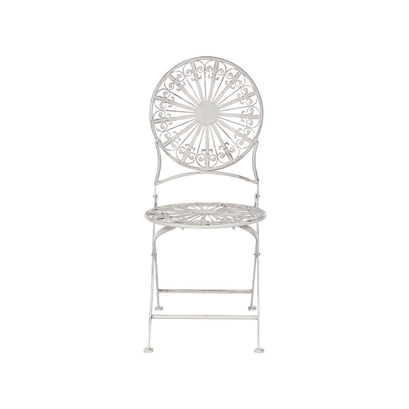 Midlothian Foldable Stackable Outdoor Patio Dining Side Chair