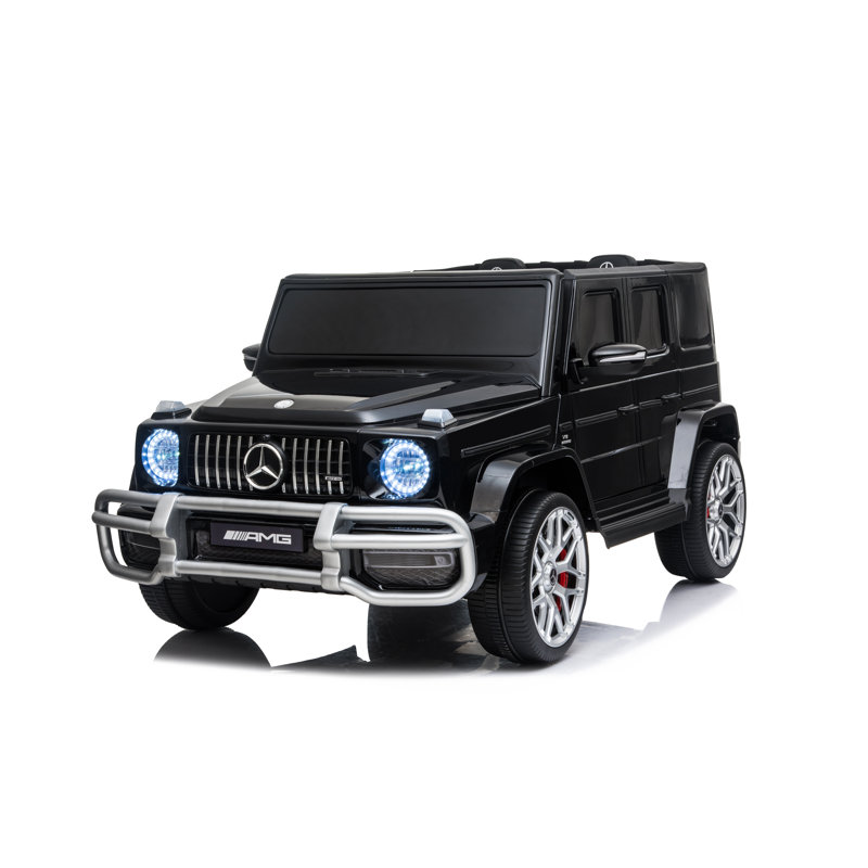 Black 24V Mercedes G63 Ride-On Car with Remote Control