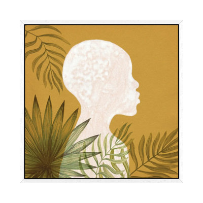Tropical African Girl 1 Piece Painting on Canvas