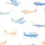 Papier peint blanc avec fond d'écran Airplanes