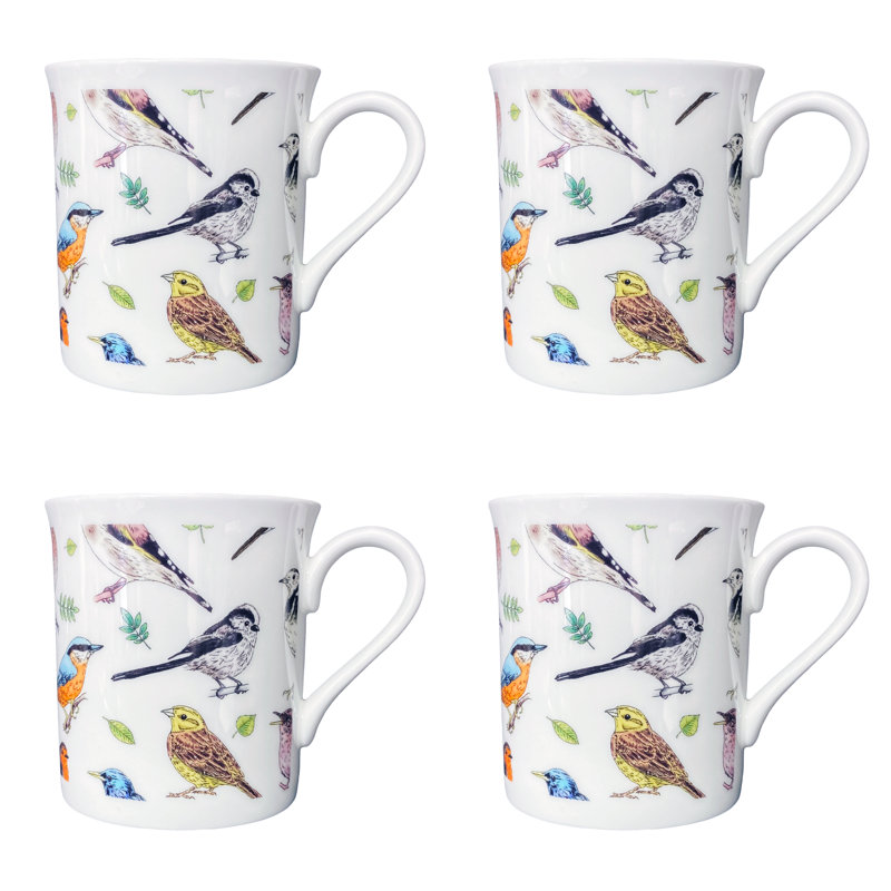 Birds Chintz Siddell Bone China Mugs