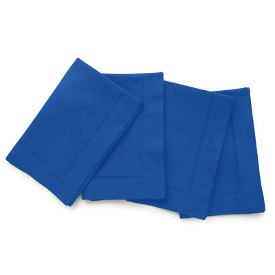 Cotton Linen Hemstitch Dinner Napkins