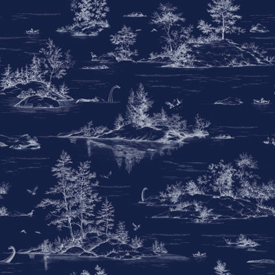 Papier peint adhésif Nessie Novelty Toile