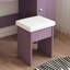 Coiffeuse moderne avec tabouret et miroir lumineux DEL réglables