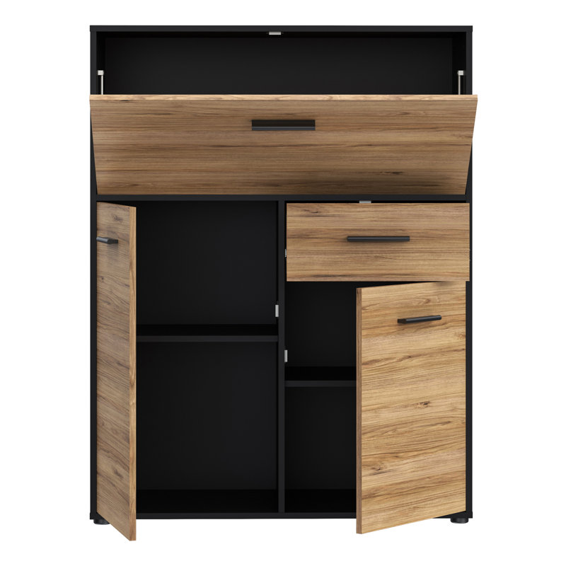 Mokkaro 94.7cm W 1 - Drawer Chest of Drawers