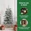 vidaXL Christmas Bauble Plastic-1283166212