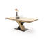 Justis Oak Solid Wood Dining Table-40532029-40532030