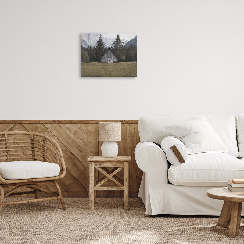 «Rustic Cabin Landscape» par Susan Ball, H 16 po x l 20 po