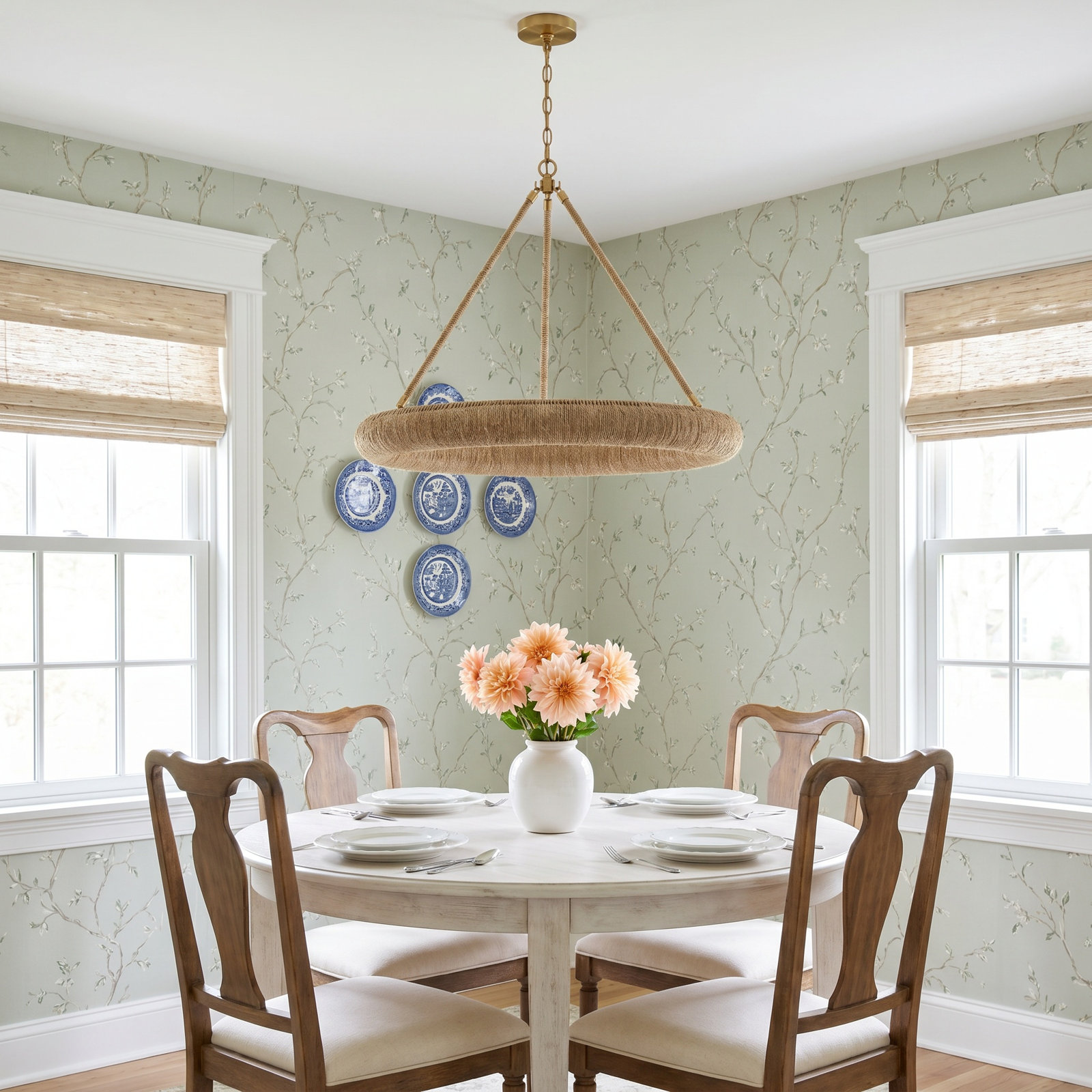 8-Light Chandelier, 102.5" H x 32" W x 32" D